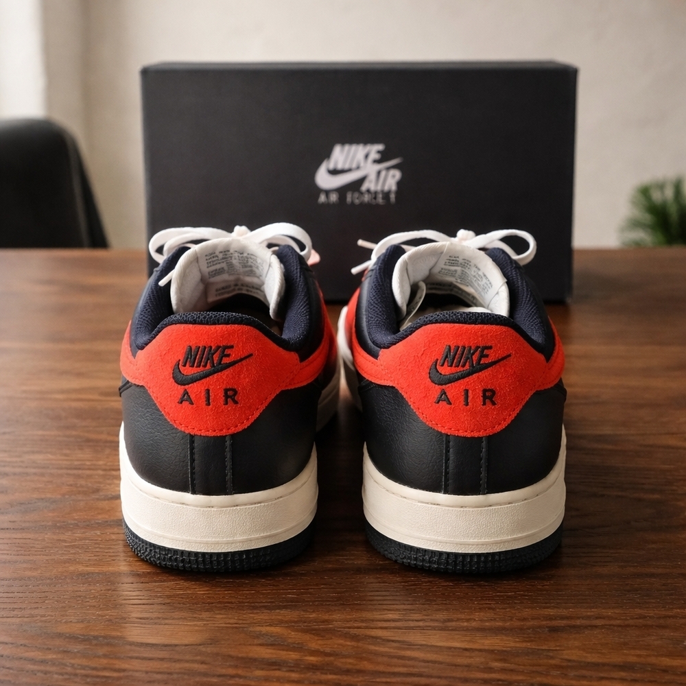 Nike Air Force 1 Low '07 LV8 Black Vintage Coral Phantom - HQ4987-010  10 New - Picture 4 of 11